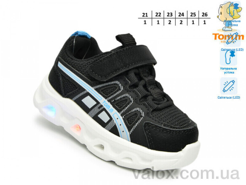 Дитячі кросівки оптом (65044a led)