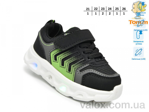 Дитячі кросівки оптом (65045a led)
