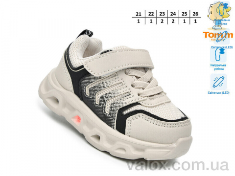 Дитячі кросівки оптом (65045h led)