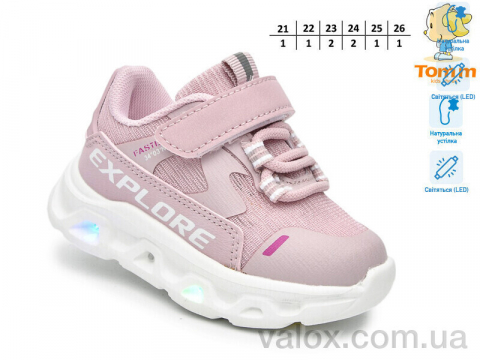Дитячі кросівки оптом (65048m led)