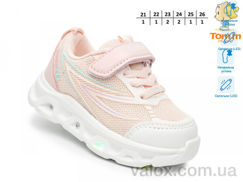 Дитячі кросівки оптом (65049e led)