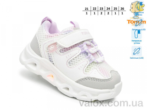 Дитячі кросівки оптом (65046d led)