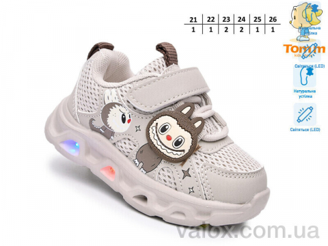 Дитячі кросівки оптом (65047h led)