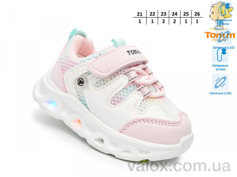 Дитячі кросівки оптом (65046e led)