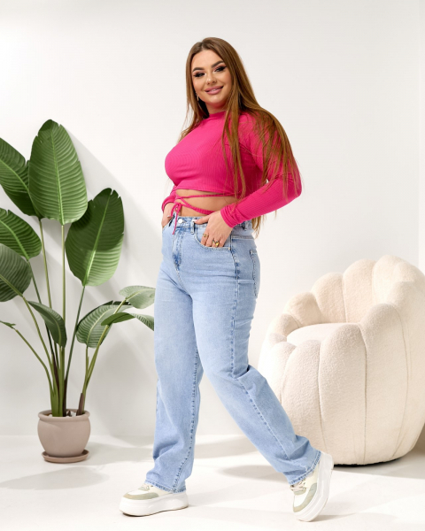 Женские джинсы БАГГИ LIANA батал 1051 оптом