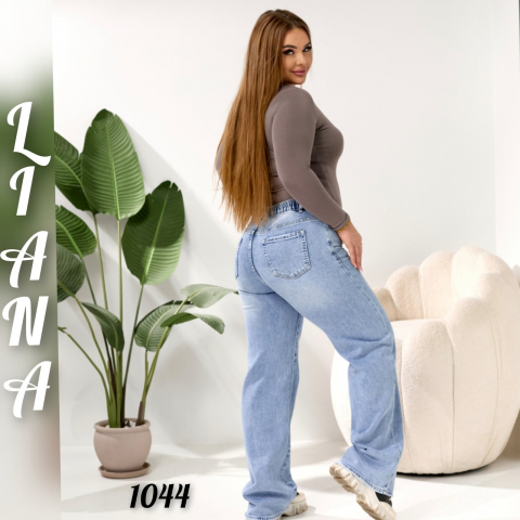 Женские джинсы ТРУБЫ LIANA батал 1044 оптом