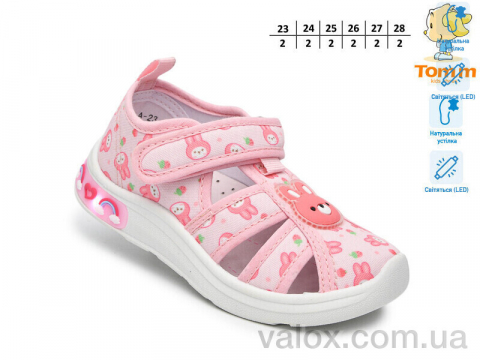 Дитячі капці оптом (t60014a led)