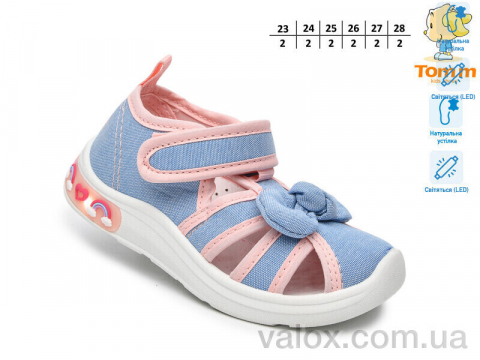 Дитячі капці оптом (t60016e led)
