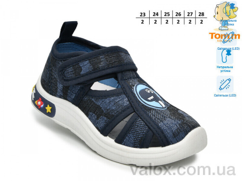 Дитячі сандалі оптом (t60067b led)