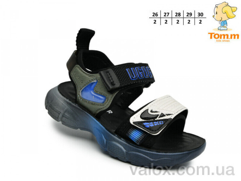 Дитячі сандалі оптом (b2815 чорний)