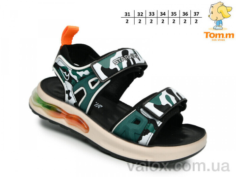 Дитячі сандалі оптом (a2918 зелений)