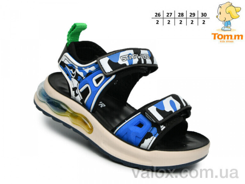 Дитячі сандалі оптом (b2918 синій)