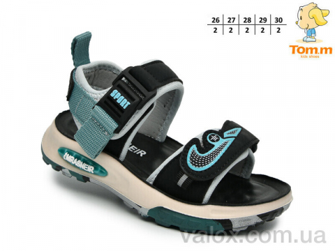 Дитячі сандалі оптом (b2939 чорний)