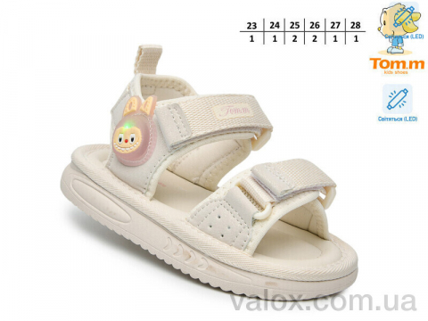 Дитячі босоніжки оптом (t65068b led)