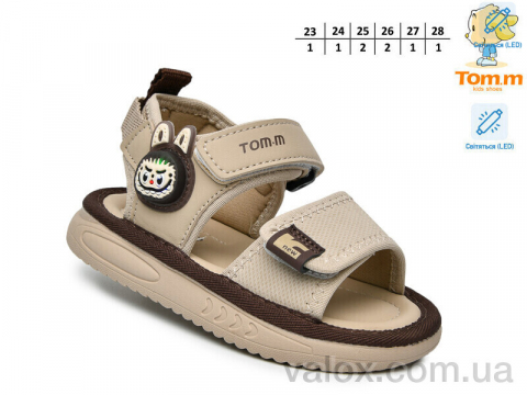 Дитячі босоніжки оптом (t65074k led)