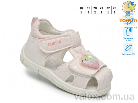 Дитячі босоніжки оптом (t65095b led)