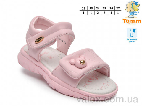 Дитячі босоніжки оптом (t68106b)