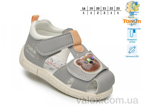 Дитячі сандалі оптом (t65099k led)