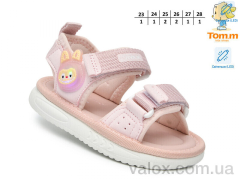 Дитячі босоніжки оптом (t65068c led)