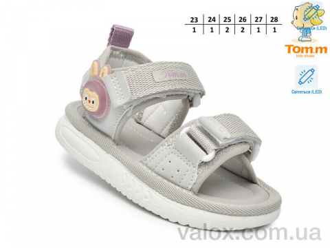Дитячі босоніжки оптом (t65068e led)