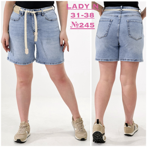 Женские джинсовые шорты LADY N батал 245 оптом