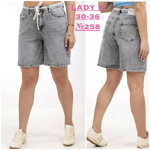 Женские джинсовые шорты LADY N батал 258 оптом