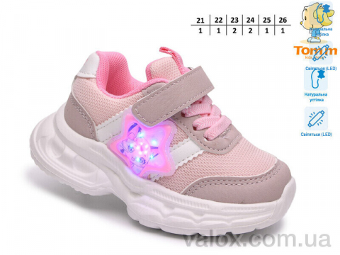 Дитячі кросівки оптом (65147b led)