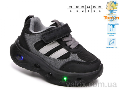 Дитячі кросівки оптом (65143m led)