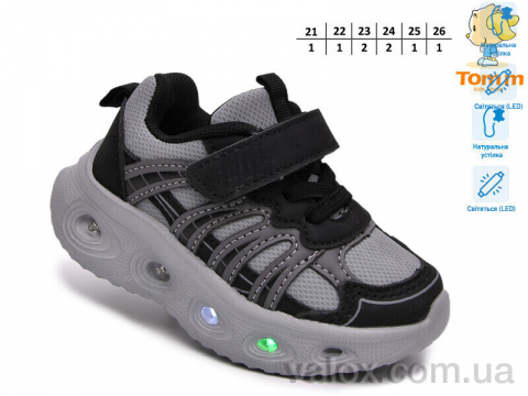 Дитячі кросівки оптом (65145w led)