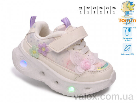 Дитячі кросівки оптом (65139a led)