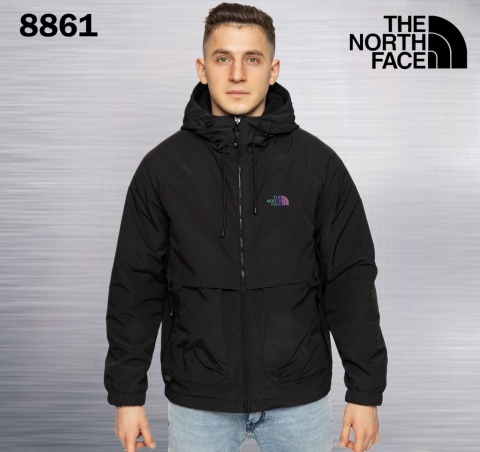 Мужская куртка демисезон двухсторонняя TNF8861-1 оптом