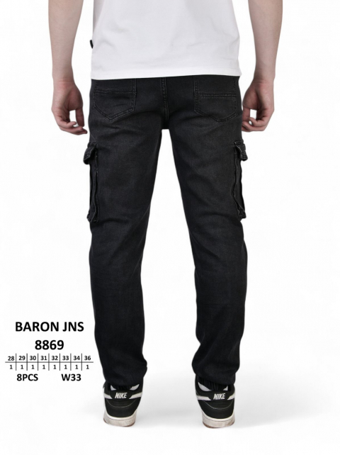 Чоловічі джинси джогери-карго BARON JNS юніори 8869 оптом