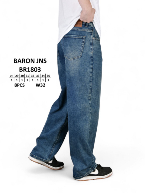Мужские джинсы СКЕЙТЕРЫ BARON JNS юниоры BR1803 оптом