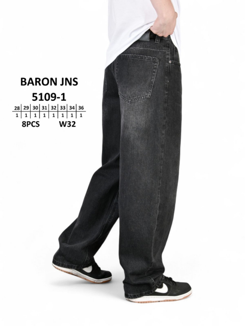 Чоловічі джинси ТРУБИ BARON JNS юніори 5109-1 оптом
