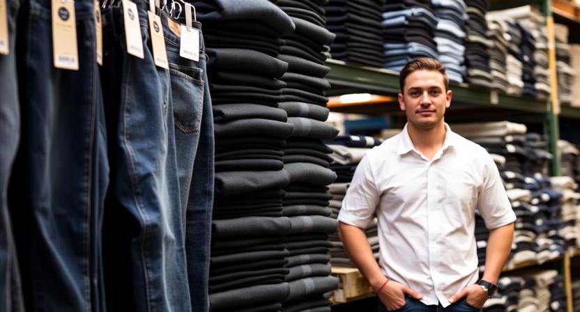 Мужские джинсы и брюки оптом