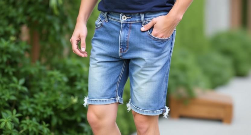 Чоловічі джинсові шорти оптом