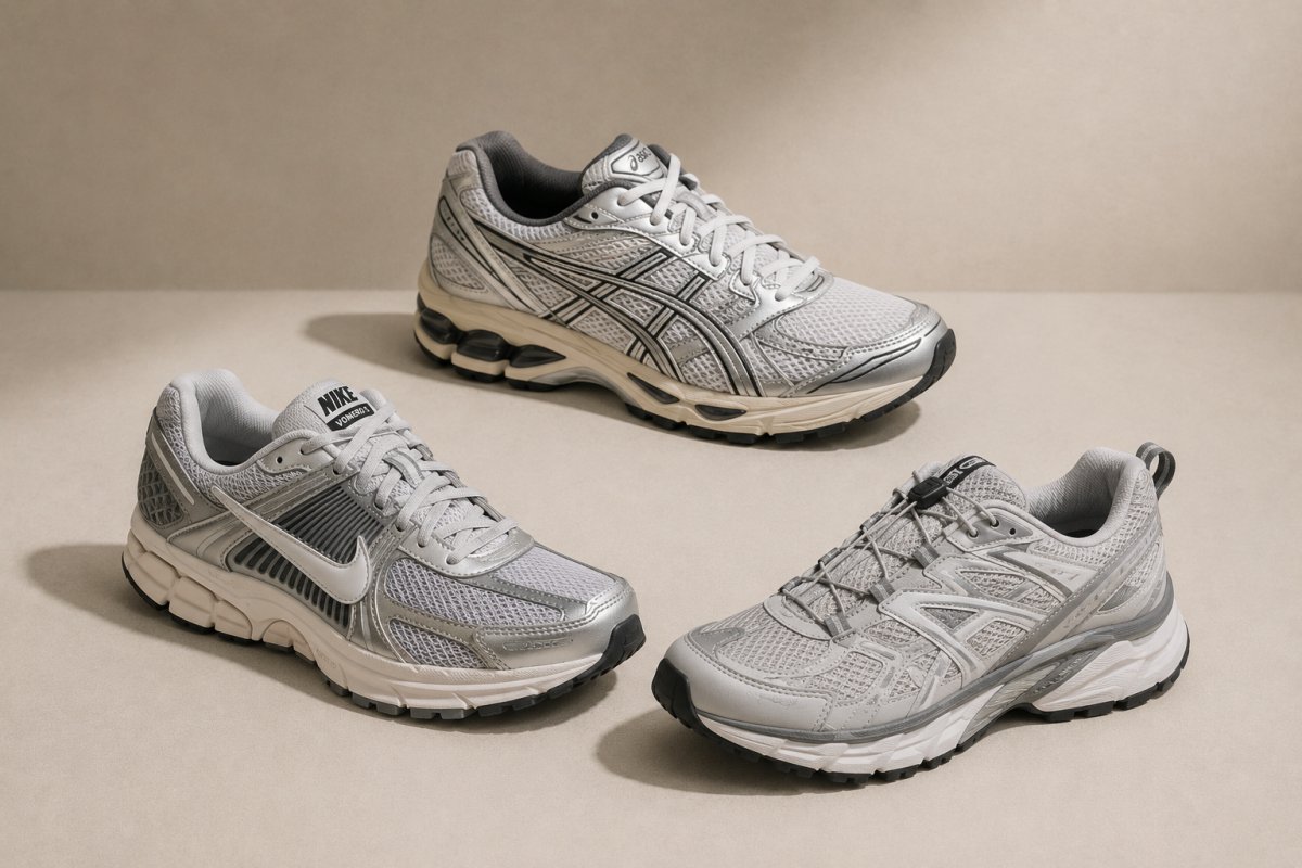 ASICS, Nike Vomero и технические кроссовки для города