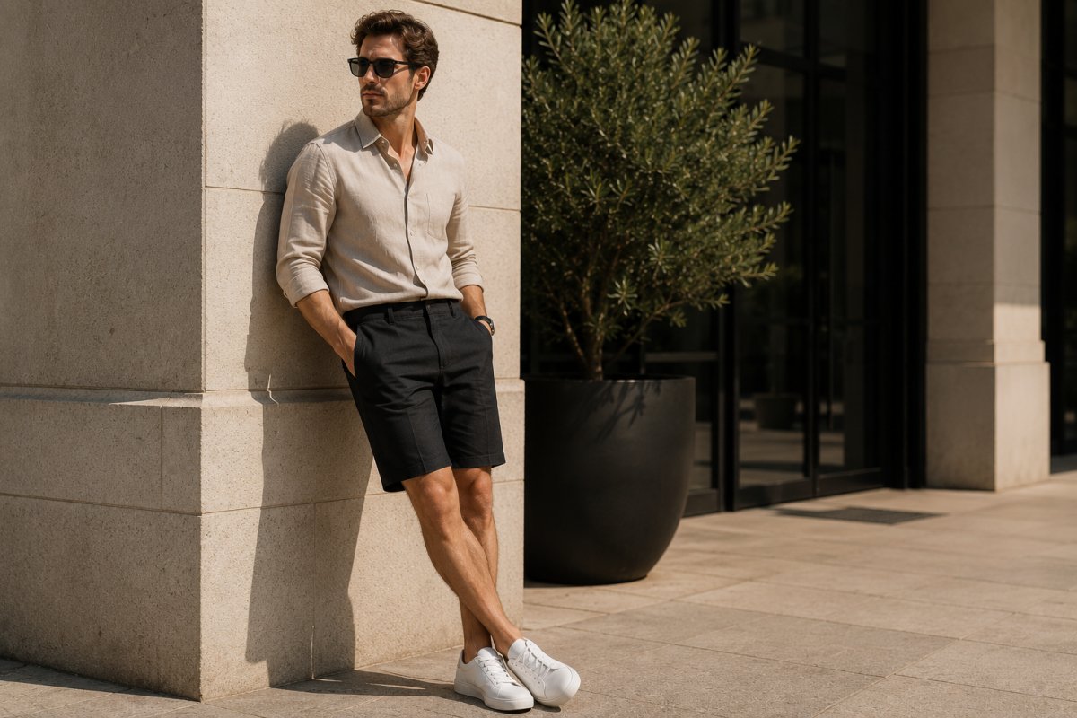 Костюмные шорты и smart casual