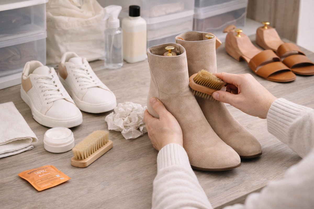 Подготовка обуви к сезонному хранению