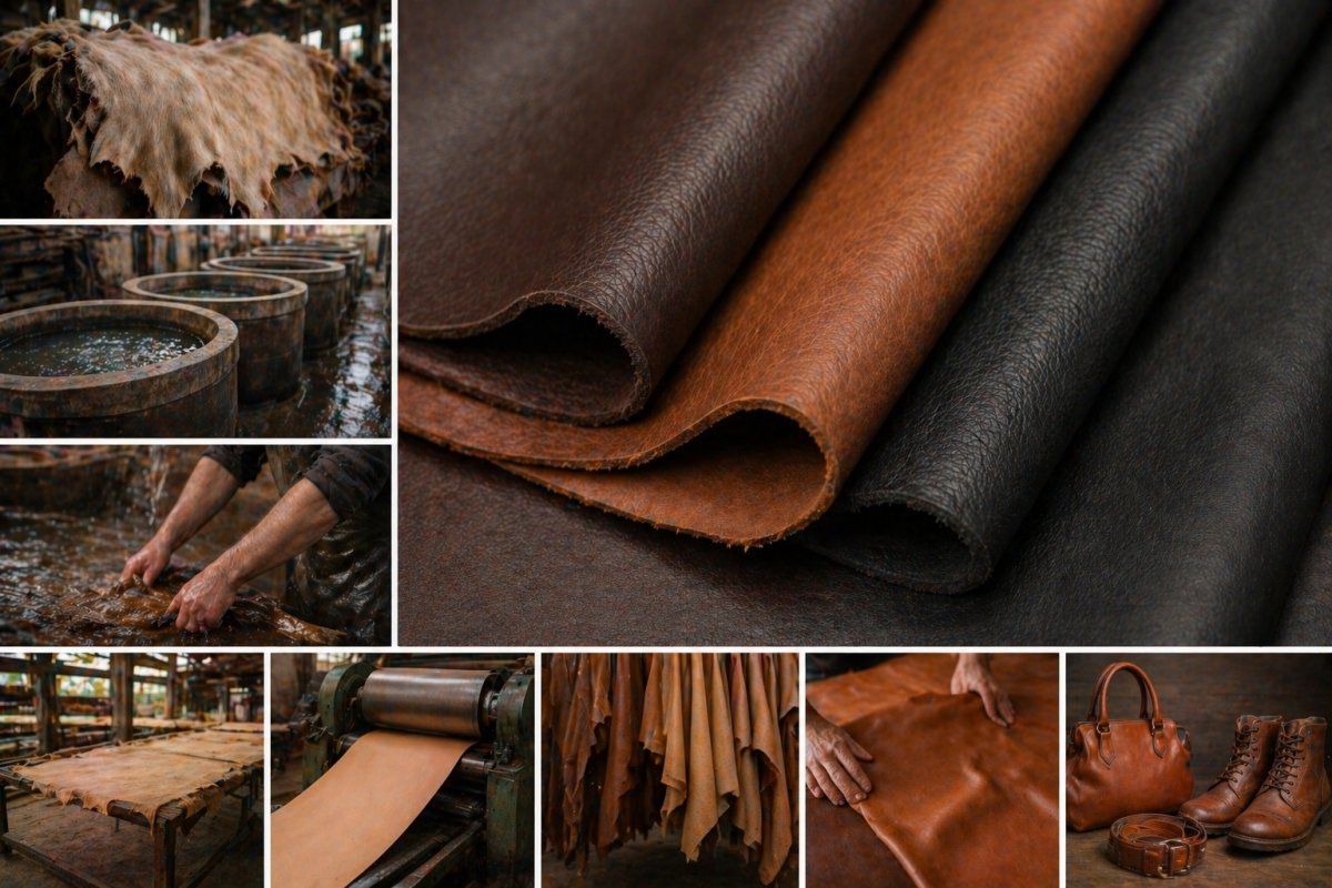 Что такое натуральная кожа и как она изготавливается