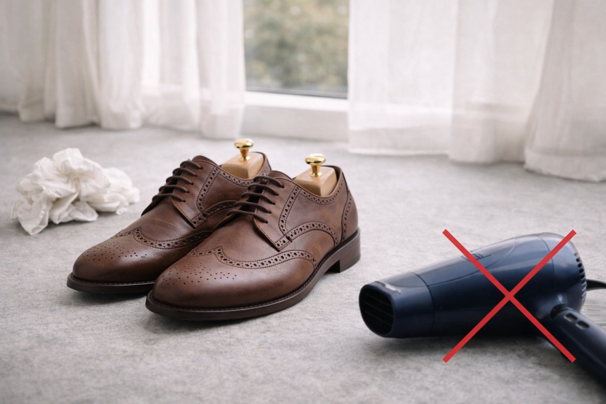 Як правильно сушити шкіряне взуття Як правильно сушити шкіряне взуття