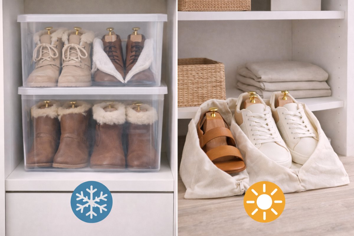 Как правильно хранить зимнюю и летнюю обувь