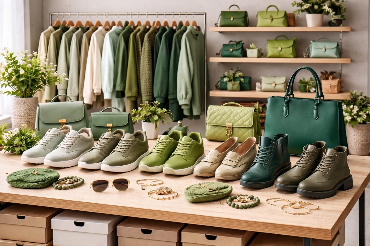 Зелёный цвет как тренд нового сезона